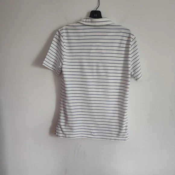 Boys SZ L (14-16) Polo Ralph Lauren Blue/White Stripe Top - Picture 2 of 3